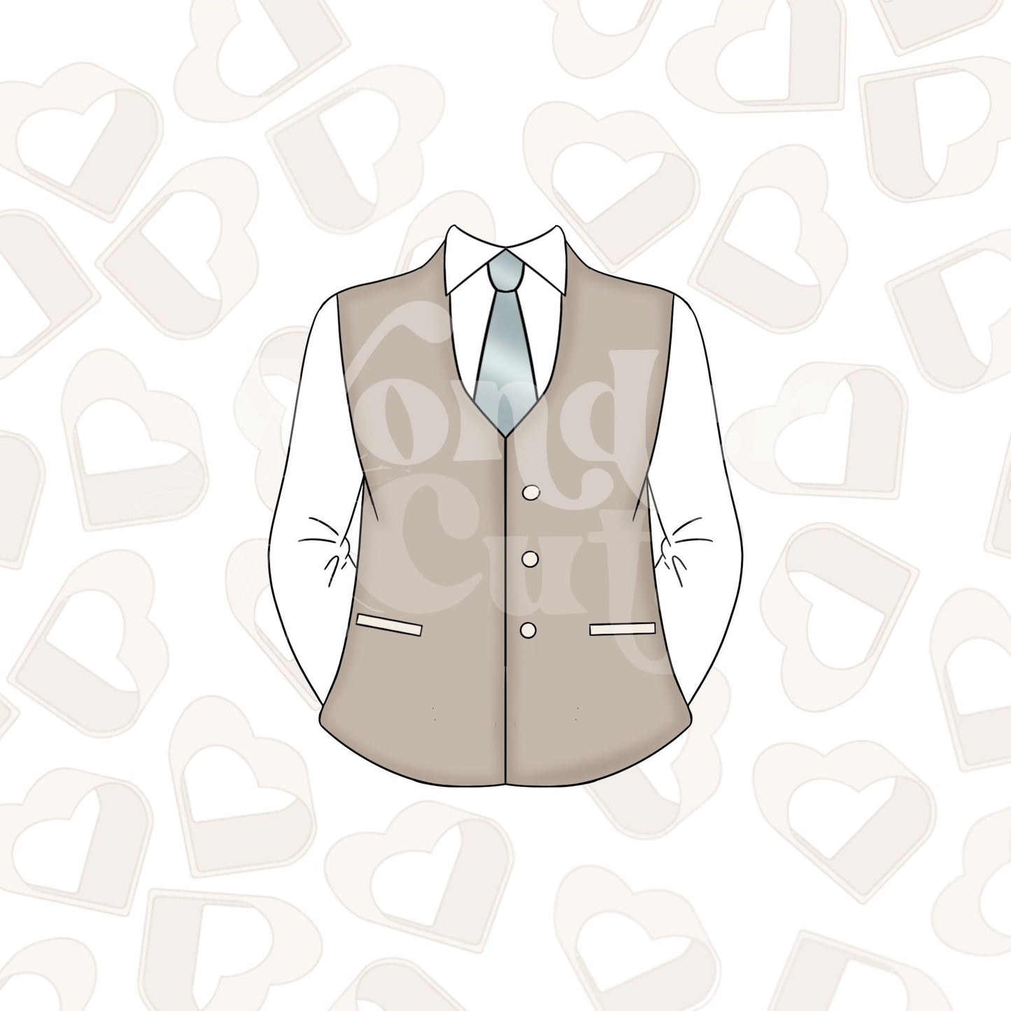 Tuxedo- Wedding- Cookie Cutter