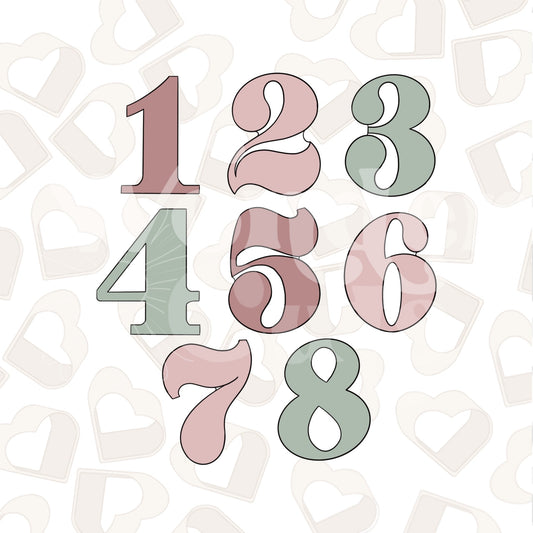 Number Set (1 thru 9)