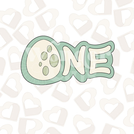 ONE Dinosaur Egg Cookie Cutter