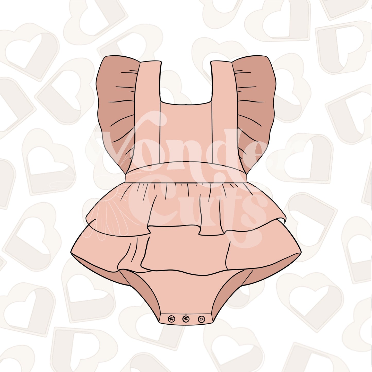 Baby Onesie Cookie Cutter