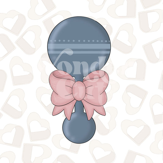 Baby Rattle with Bow