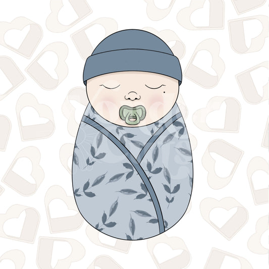 Baby Swaddle Cookie Cutter