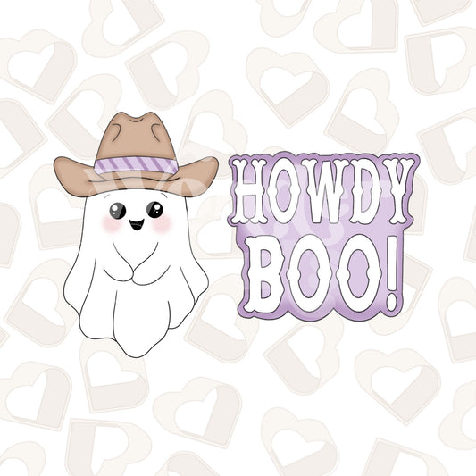Howdy Boo! Cookie Cutter
