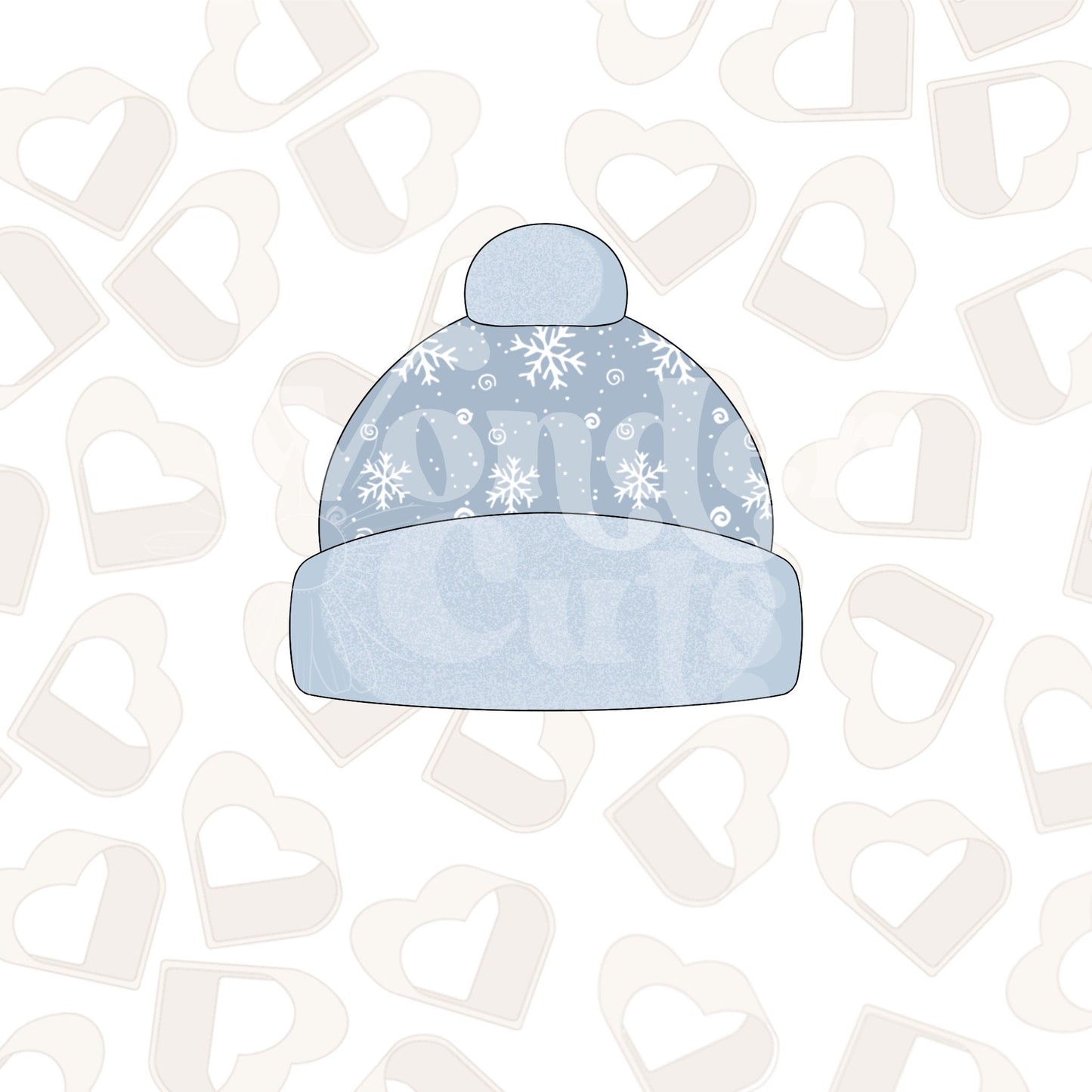 Advent Christmas Beanie Cookie Cutter