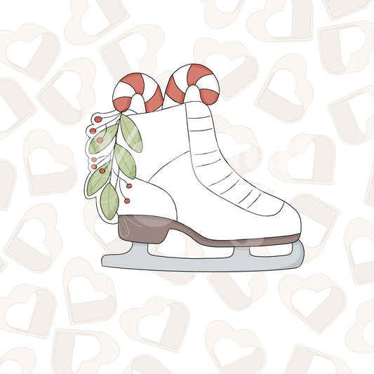 Advent Ice Skate Cookie Cutter