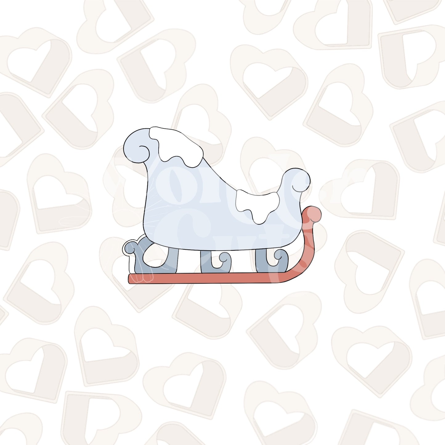 Advent Sleigh Cookie Cutter