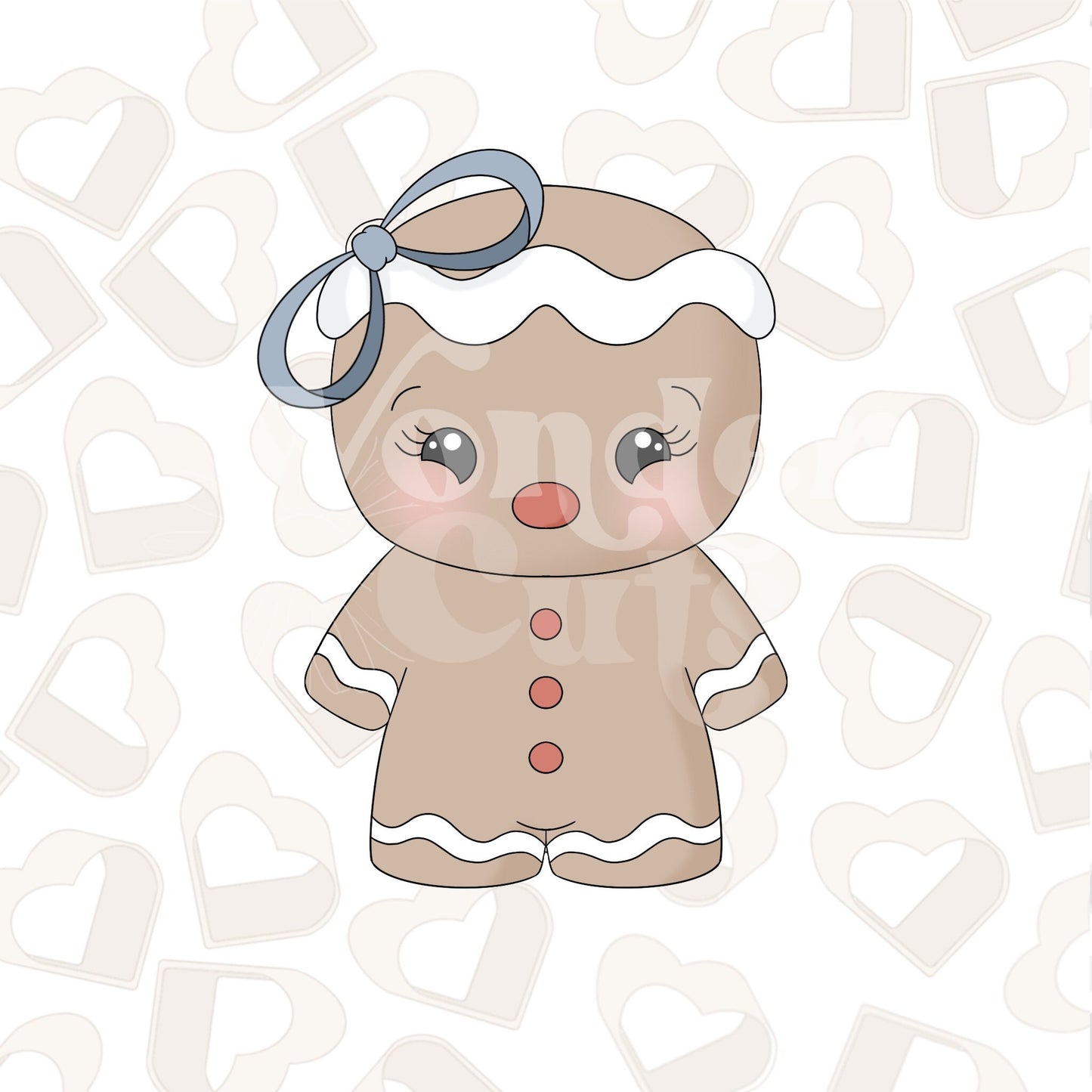 Cheerful Gingy Girl Cookie Cutter