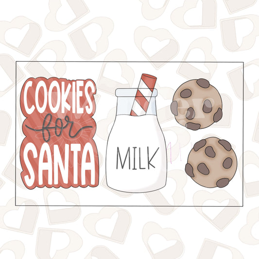 Cookies For Santa Cookie Cutter