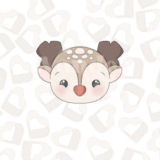 Reindeer Face Edition 1 Cookie Cutter