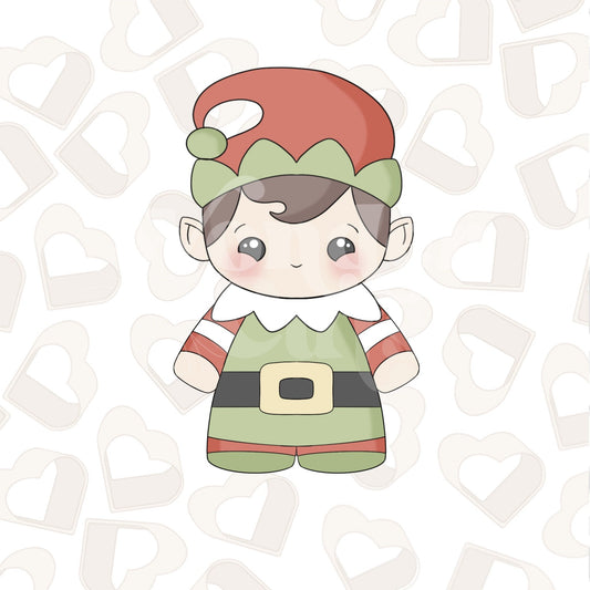 Cheerful Elf Boy Cookie Cutter
