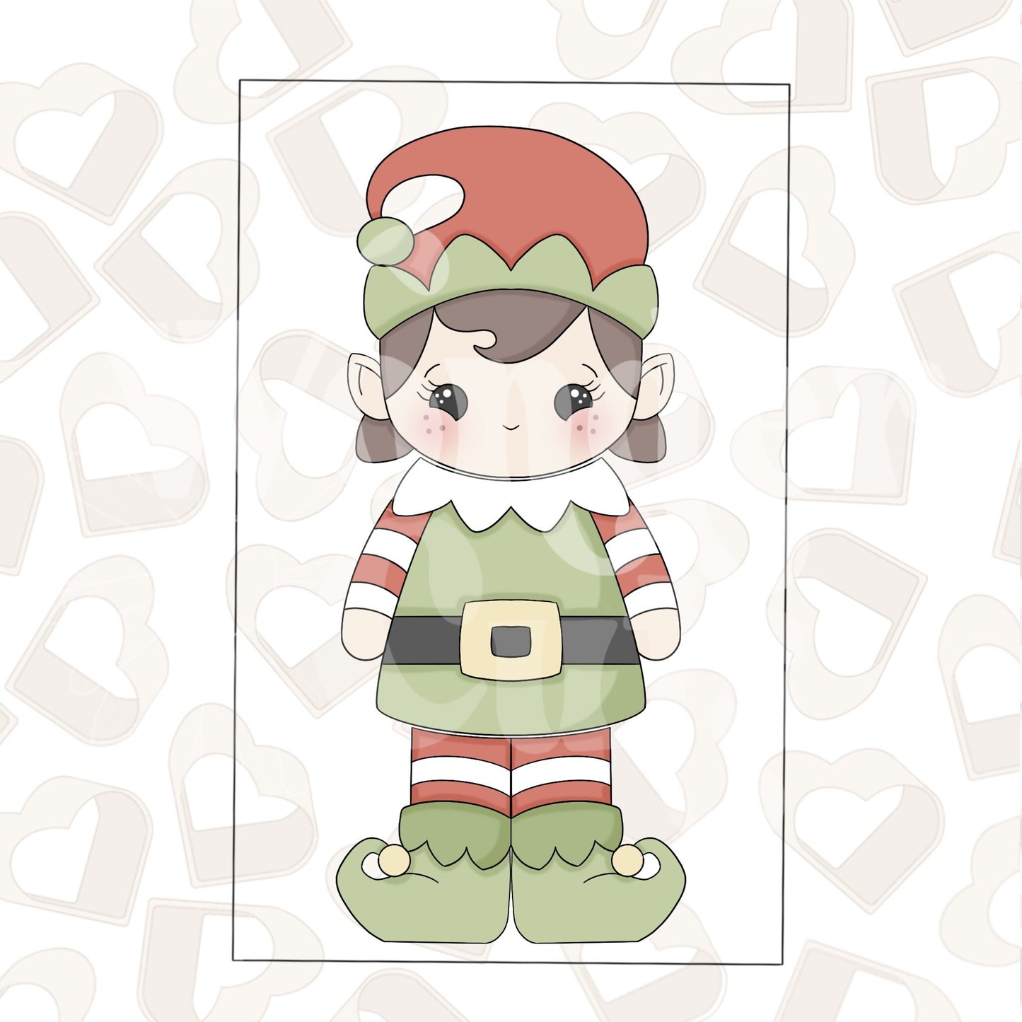 Build-An-Elf / Girl Elf Cookie Cutter