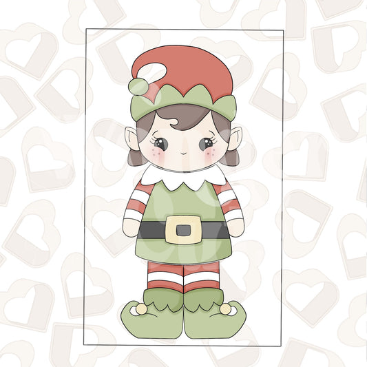 Build-An-Elf / Girl Elf Cookie Cutter