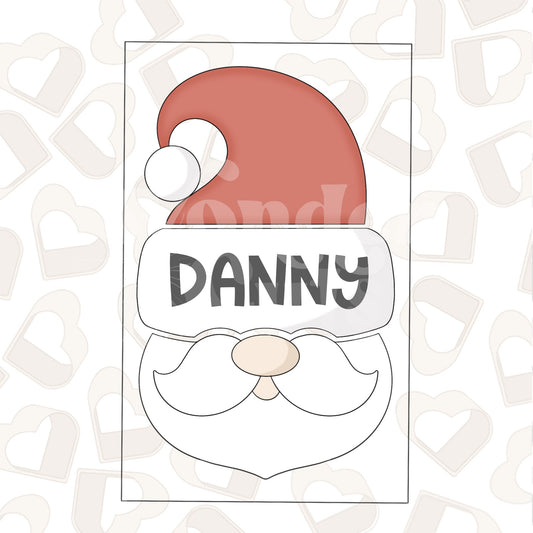 Santa Stackable Name Set Cookie Cutter