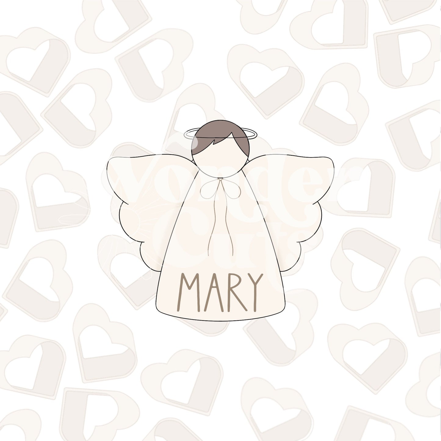 Boy Angel Name Cookie Cutter