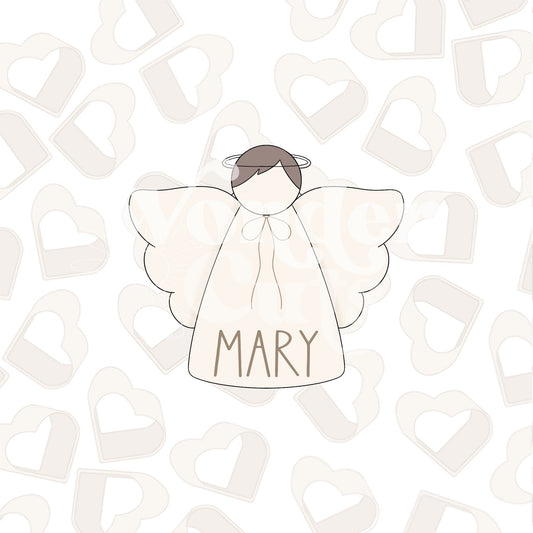 Boy Angel Name Cookie Cutter