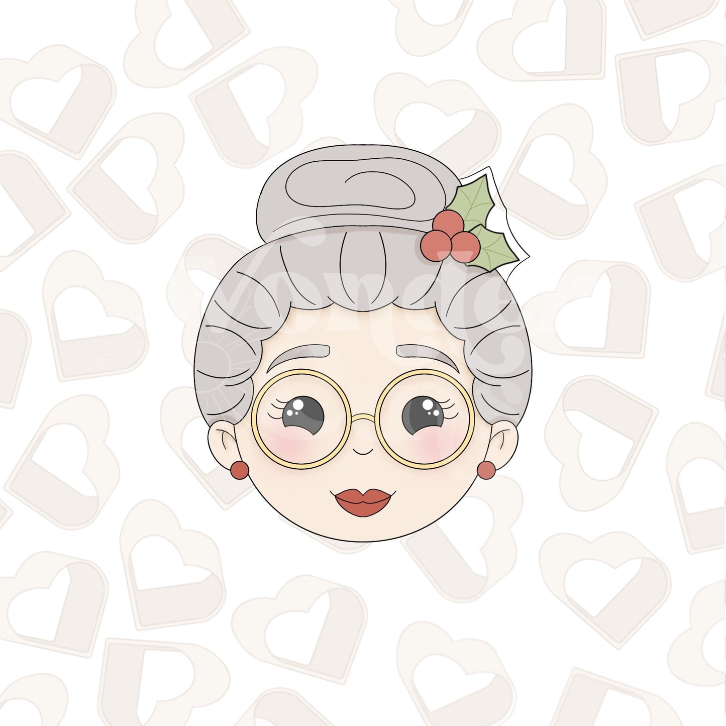 2022 Mrs. Claus Cookie Cutter
