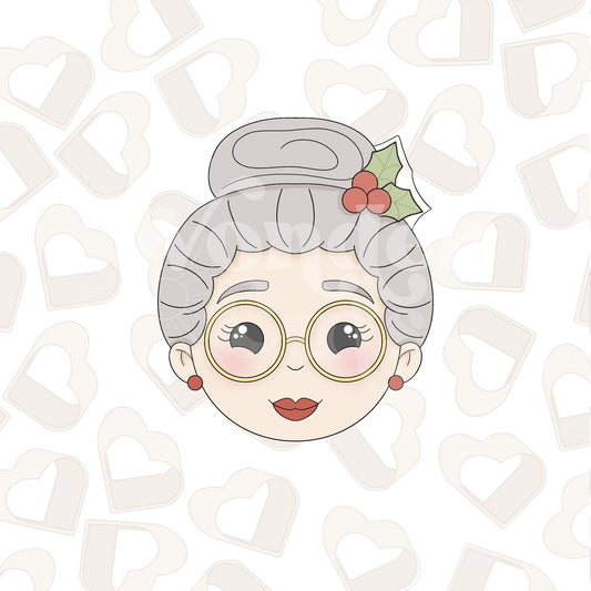 2022 Mrs. Claus Cookie Cutter