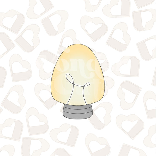 Advent Lightbulb Cookie Cutter