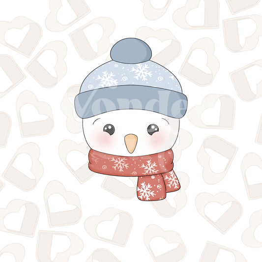 Advent Snowman with Scarf Cookie Cutter