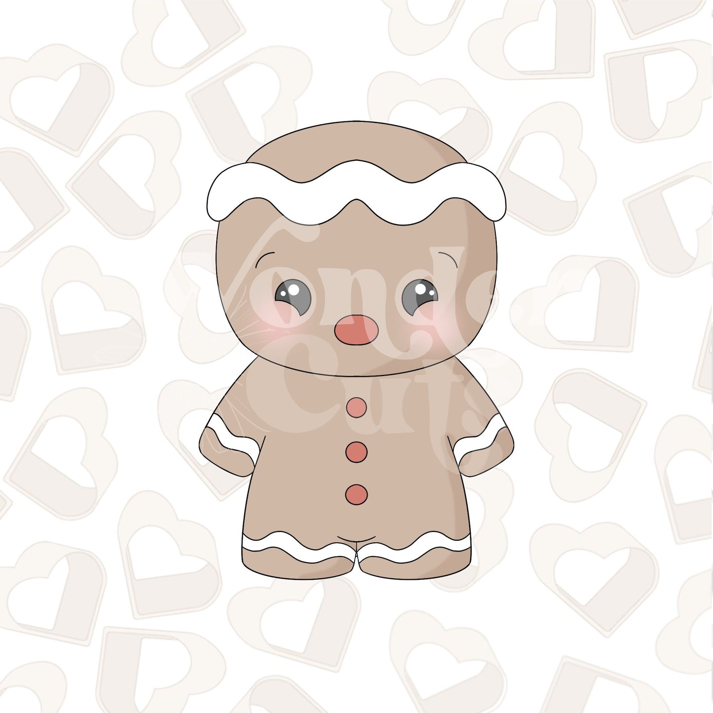 Cheerful Gingy Boy Cookie Cutter