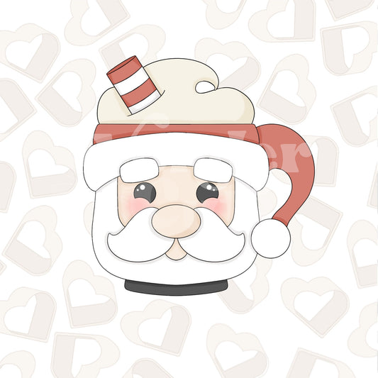 Santa Mug 2 Cookie Cutter