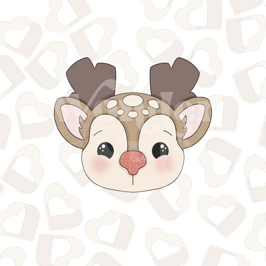 Reindeer Face Edition 2 Cookie Cutter
