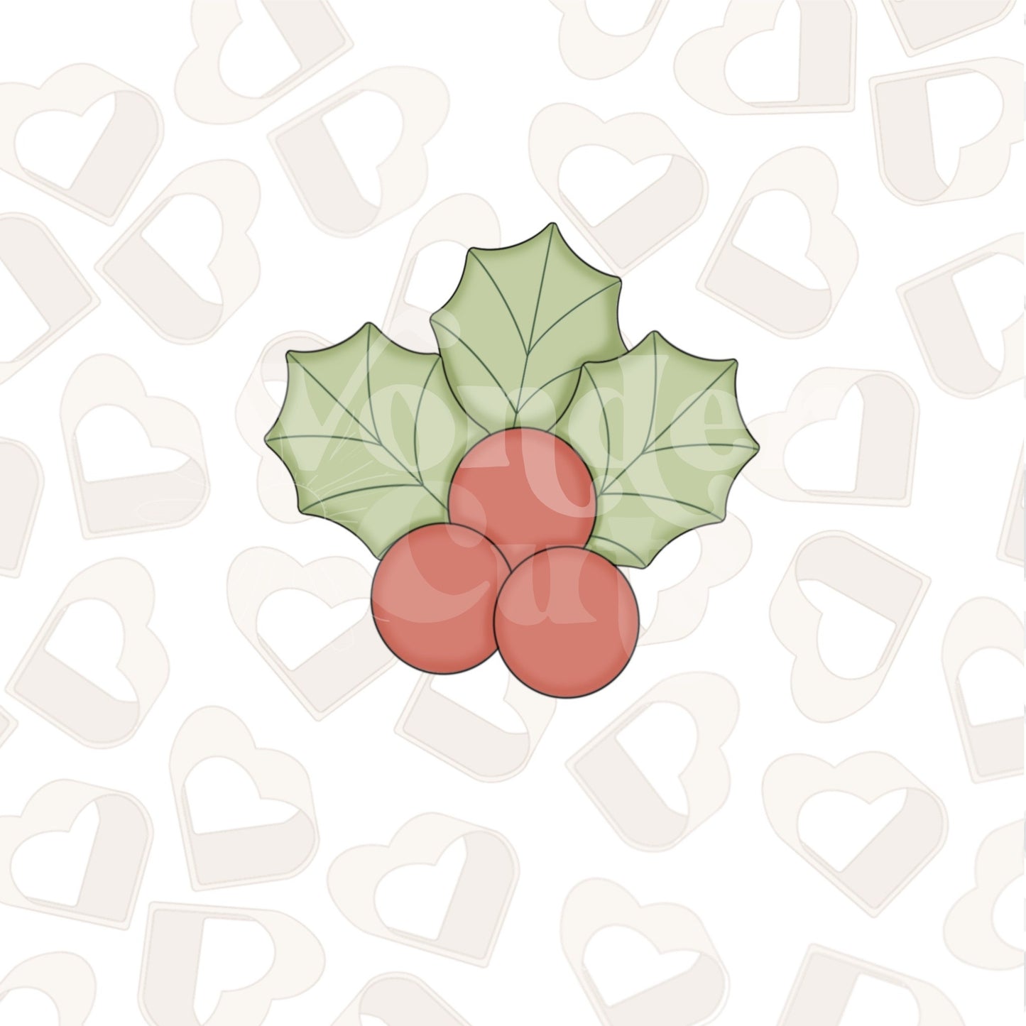Advent Holly Berries Cookie Cutter