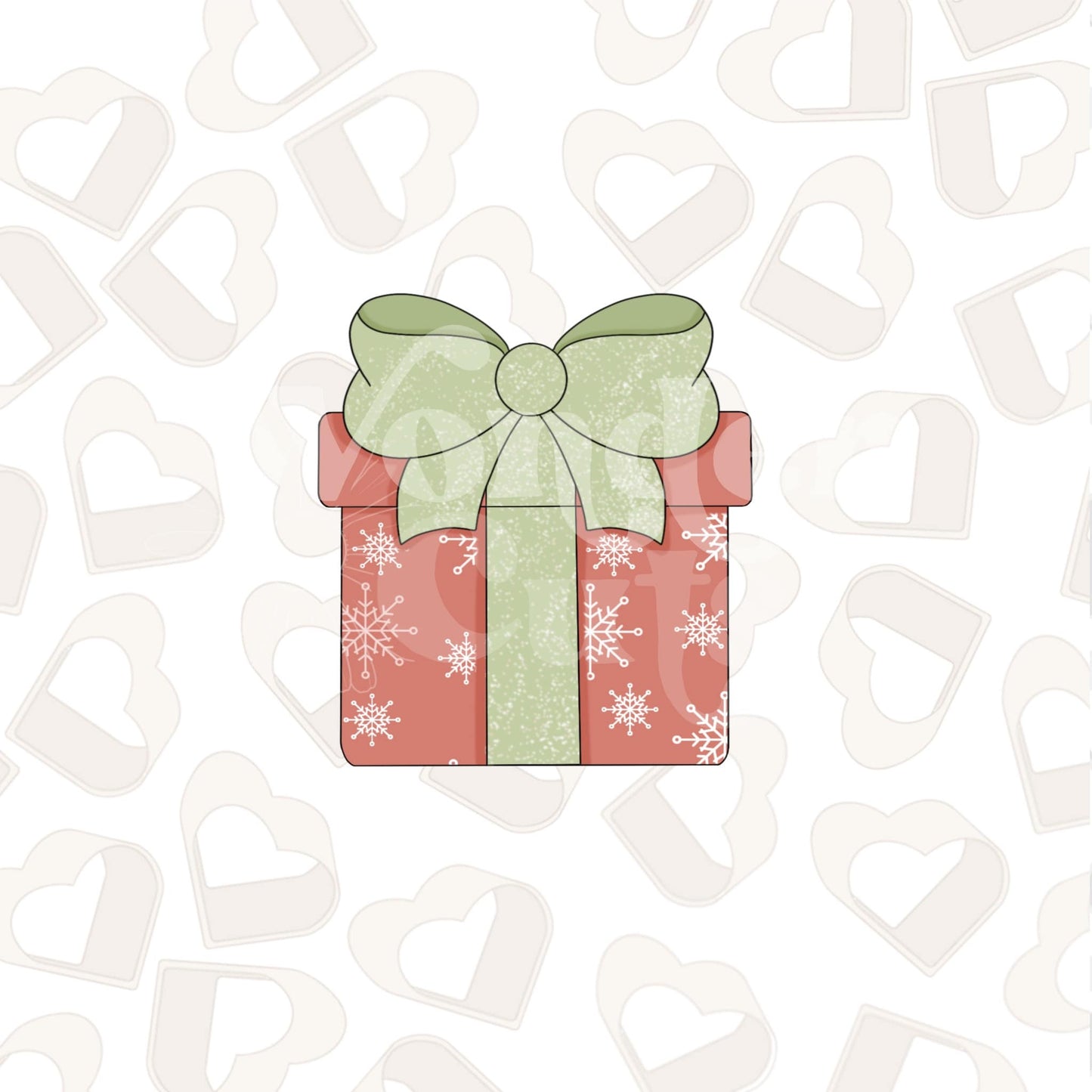 Advent Present Cookie Cutter