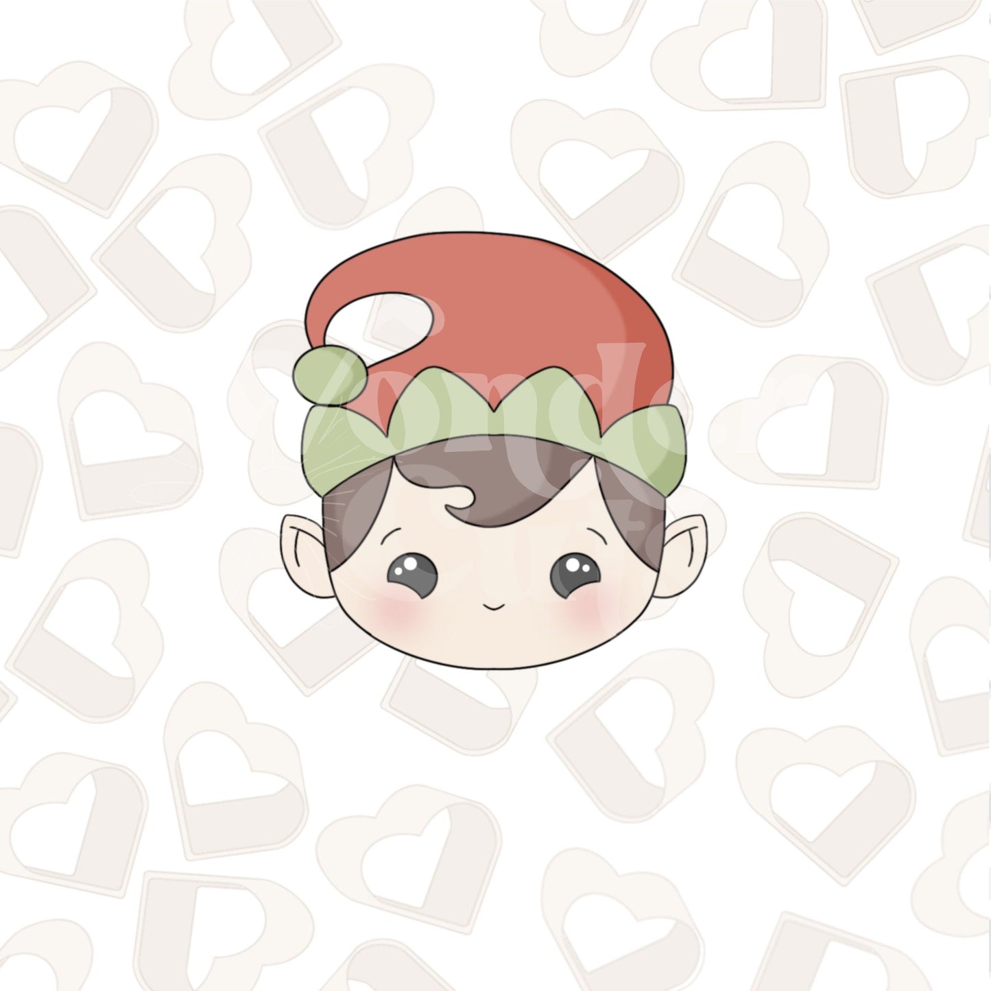 Boy Elf (No Collar) Cookie Cutter