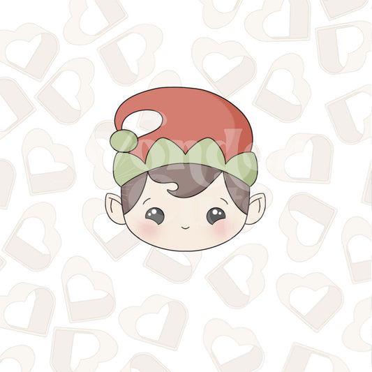 Boy Elf (No Collar) Cookie Cutter