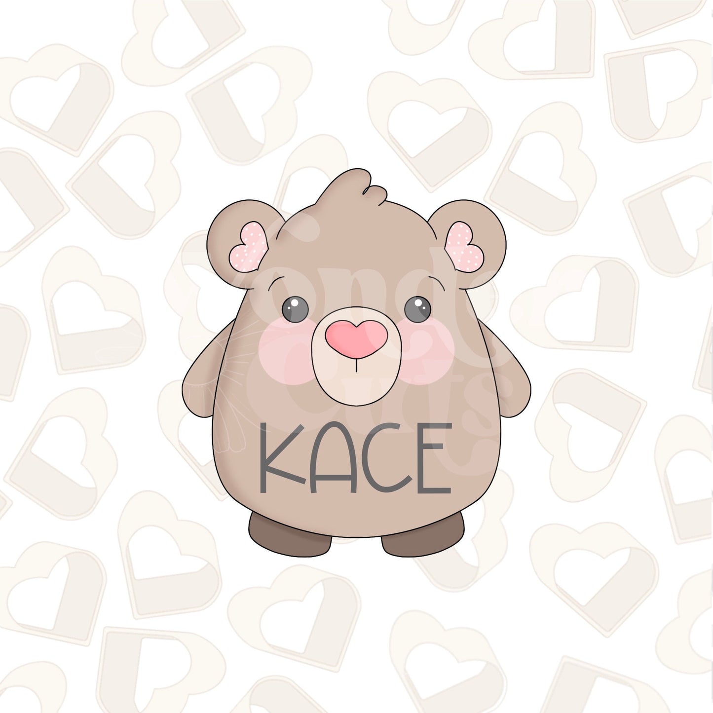 Chubby Bear Cookie Cutter