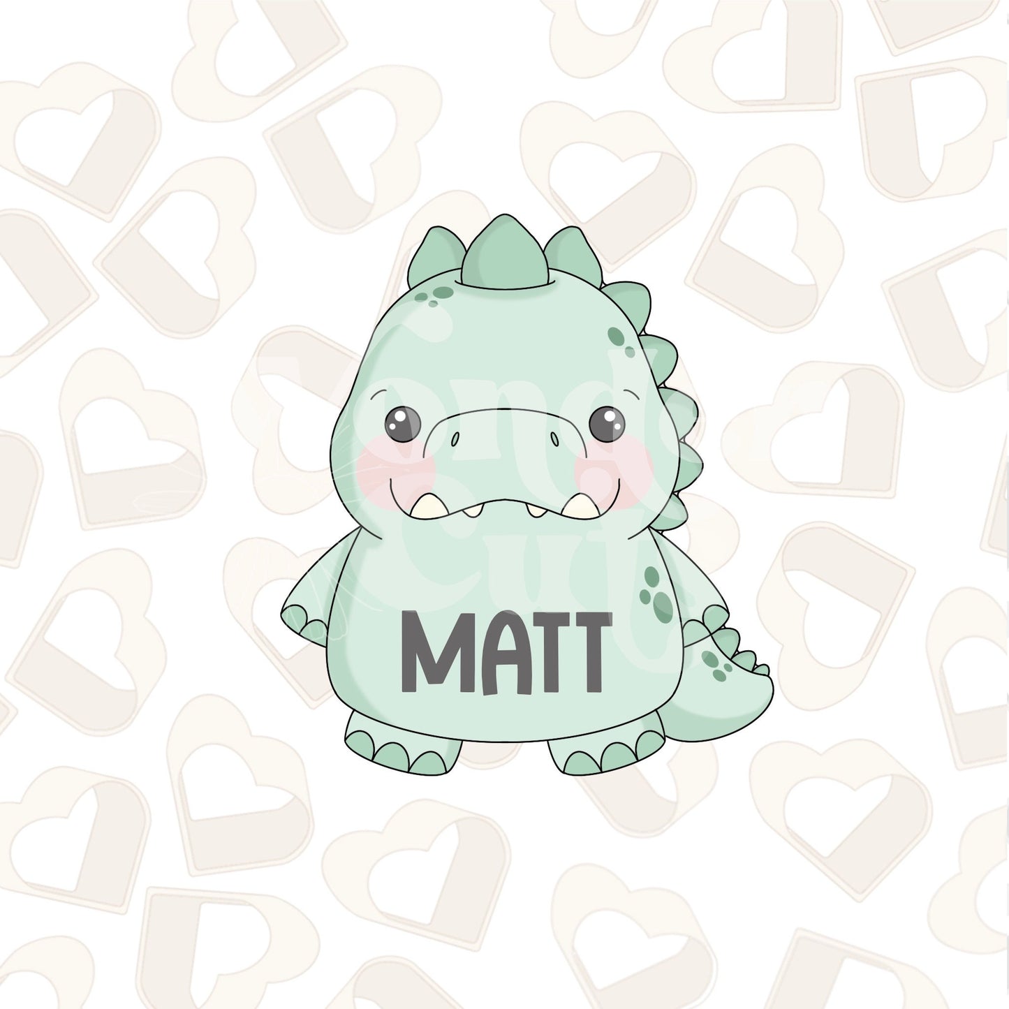 Chubby Dino Cookie Cutter