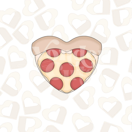 Pizza Heart Cookie Cutter