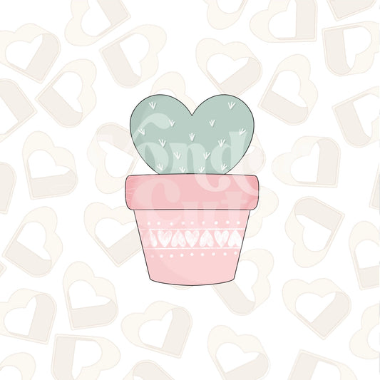 Heart Plant Cookie Cutter