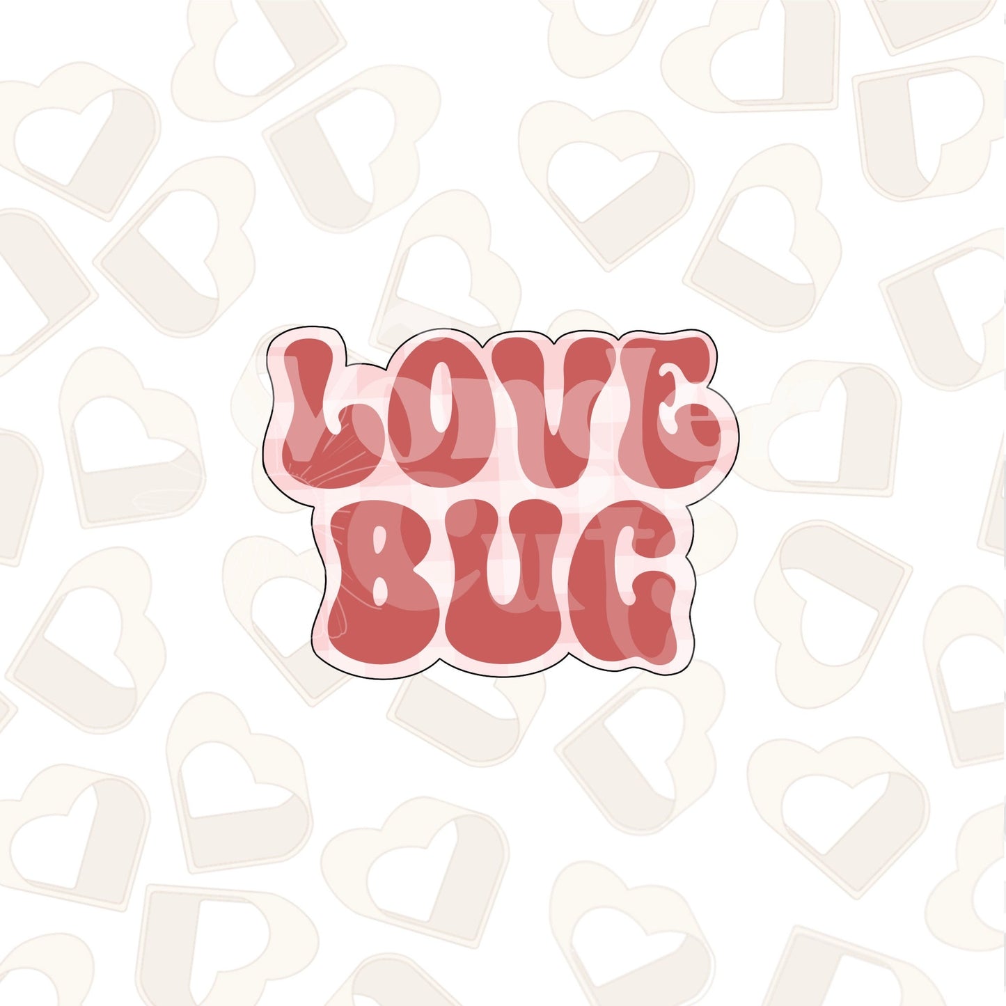 Love Bug Plaque Cookie Cutter