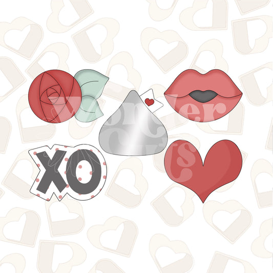 Valentine's Basics Cookie Cutter