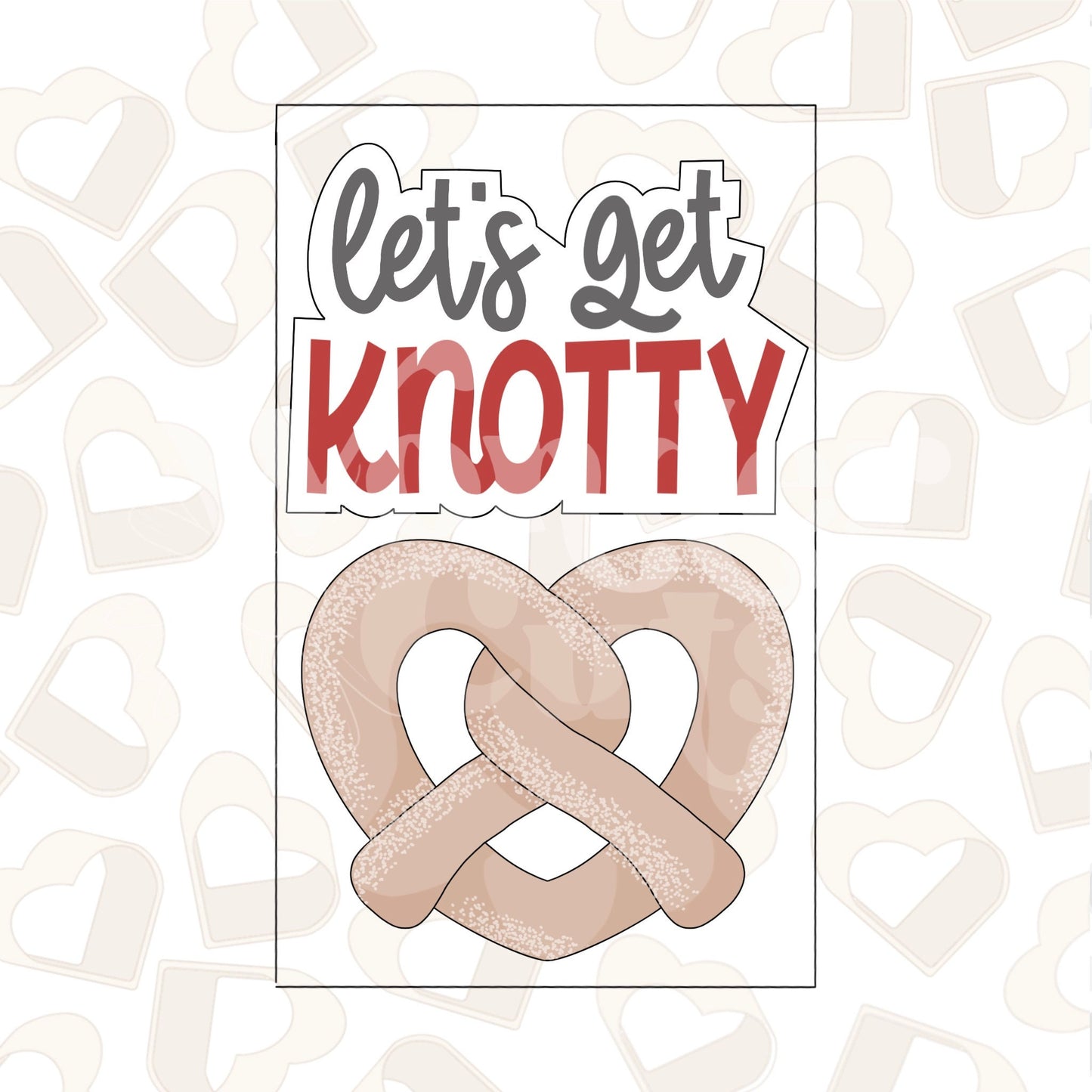 Let's Get Knotty Set of 2 Cookie Cutter