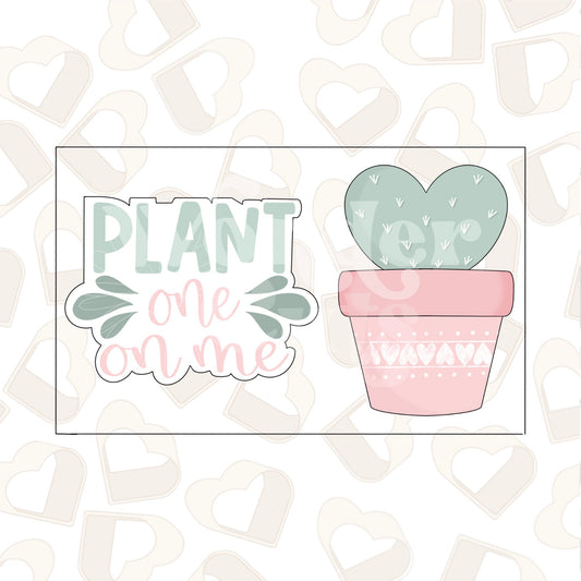 PLANT One On Me Set of 2 Cookie Cutter