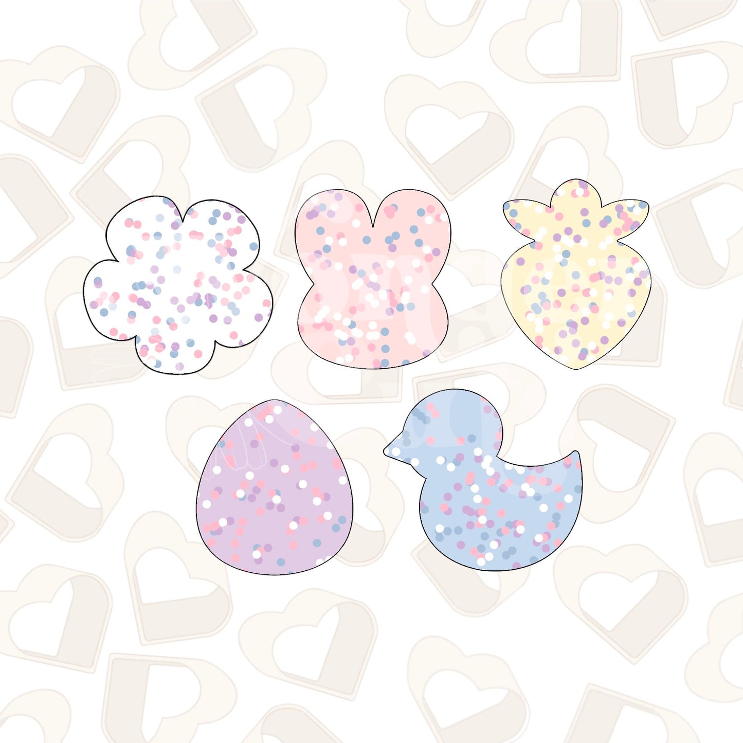 Easter Frosted Mini Set Cookie Cutter
