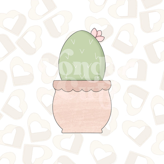 Egg Cactus Cookie Cutter