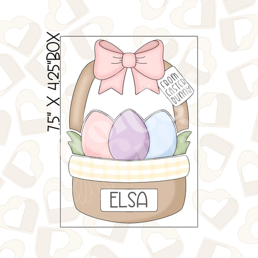 Build An Easter Basket Cookie Cutter