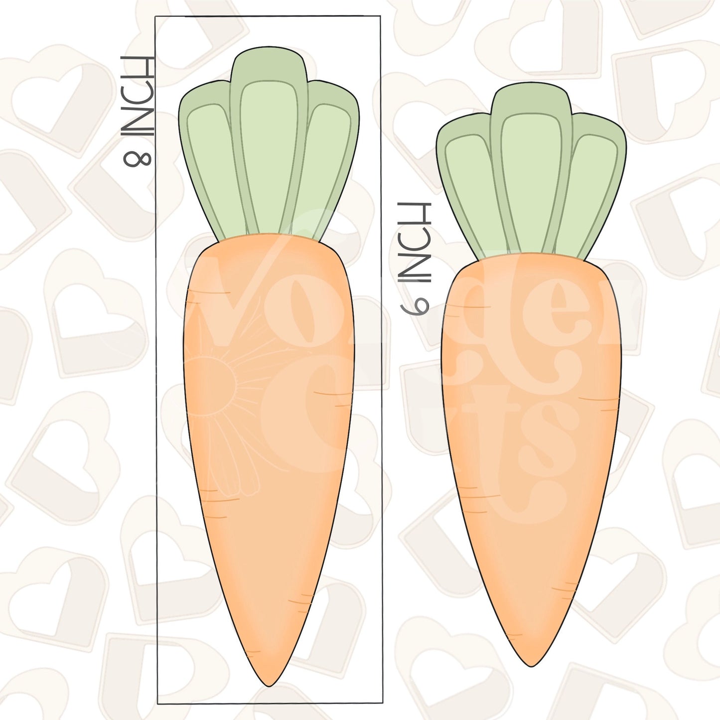 Long Carrot Cookie Cutter