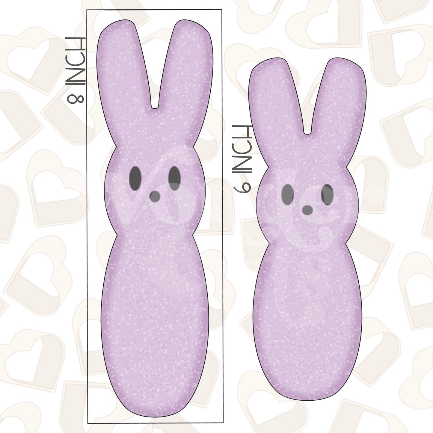Long Marshmallow Bunny Cookie Cutter