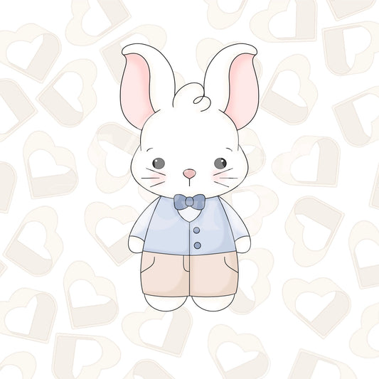 Boy Bunny Cookie Cutter