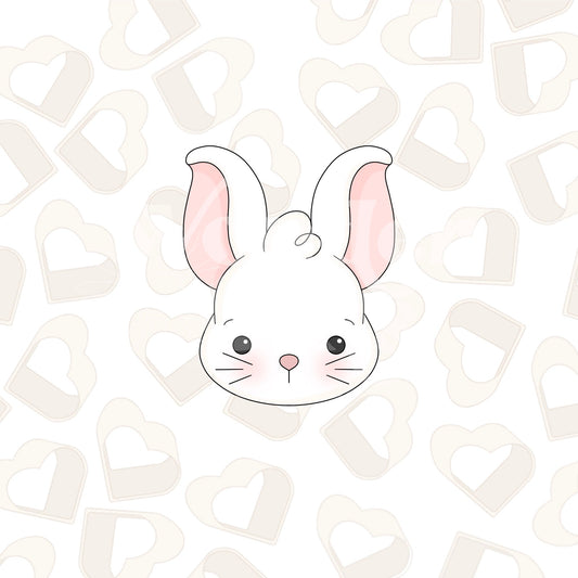 Boy Bunny Head Cookie Cutter