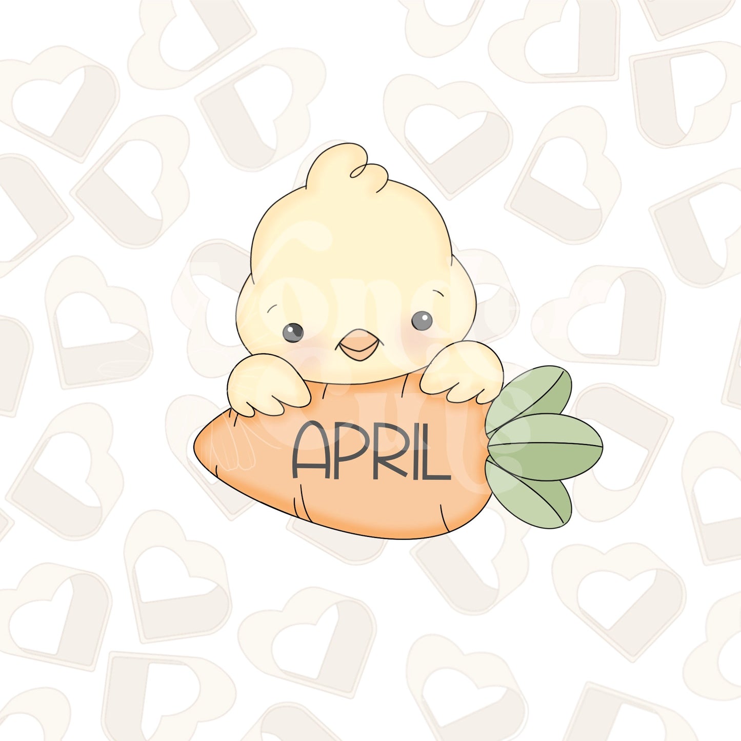 Chick With Carrot Cookie Cutter