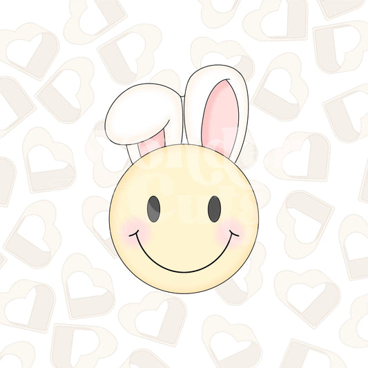 Happy Face Bunny Cookie Cutter