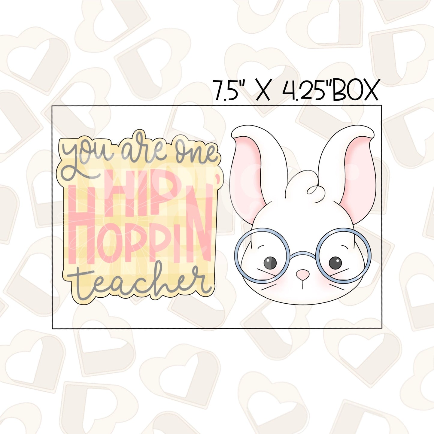 Hip Hoppin' Teacher Cookie Cutter