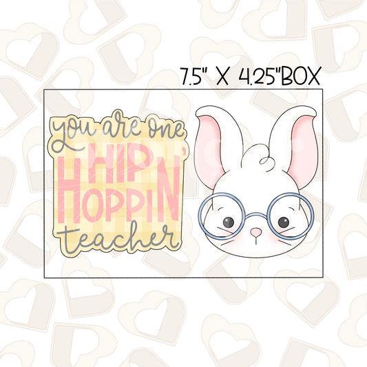 Hip Hoppin' Teacher Cookie Cutter