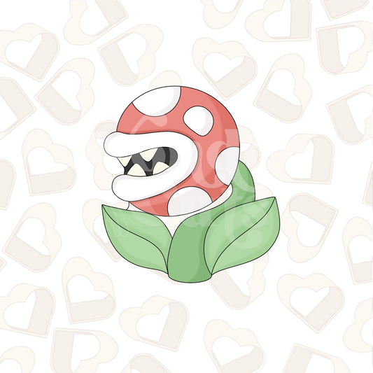 Video Game Plant Cookie Cutter